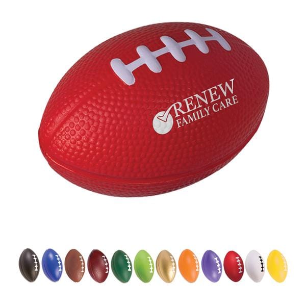 1 Color Imprint Football Stress Reliever 125/Ca