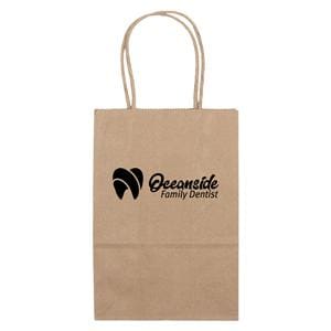 1 Color Imprint Bags Paper Brown Ea