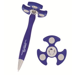 Pen 1 Color Imprint Spinner Assorted Colors Ea