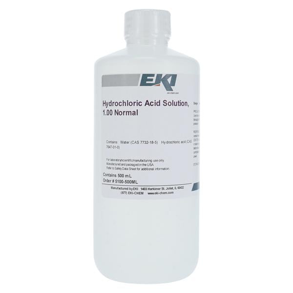 Acid Hydrochloric 500mL 1/Bt