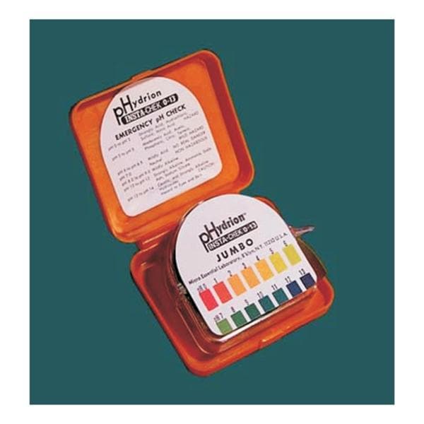 Hydrion Insta-Chek pH Test Strip 0-13 Range Ea