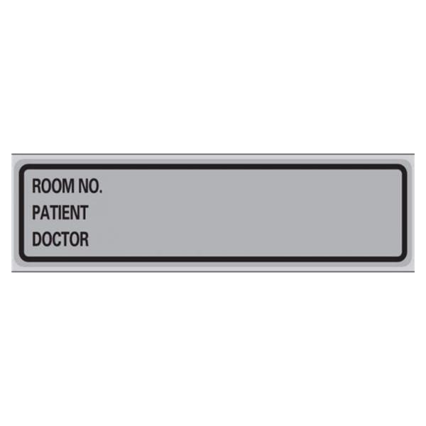 Label Chart Imprinted SILVER 200/RL 200/RL