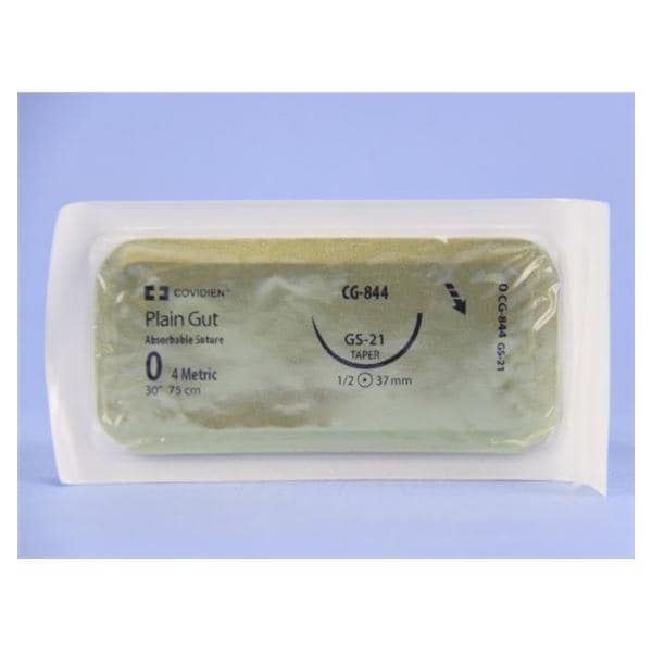 Surgigut Suture 0 30" Chromic Gut Monofilament GS-21 Undyed 36/Ca