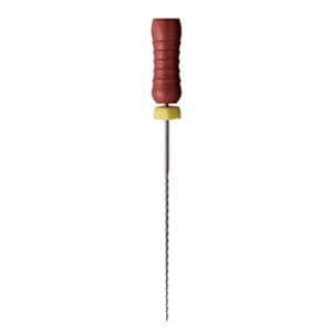 Edge Hedstroms Hedstrom File 21 mm Size #25 Stainless Steel Red 6/Pk