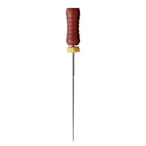 Edge Hedstroms Hedstrom File 31 mm Size #25 Stainless Steel Red 6/Pk