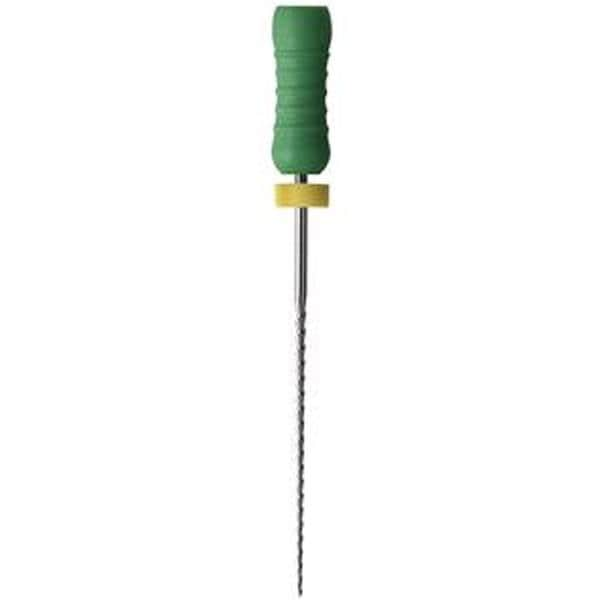 Edge Hedstroms Hedstrom File 25 mm Size #35 Stainless Steel Green 6/Pk