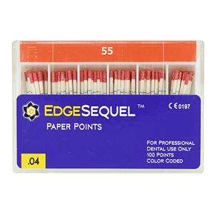 EdgeSequel Sapphire Absorbent Points Size #55 .04 Red 60/Pk