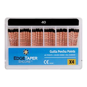 EdgeTaper Encore Gutta Percha Points Size #35 Green 60/Pk