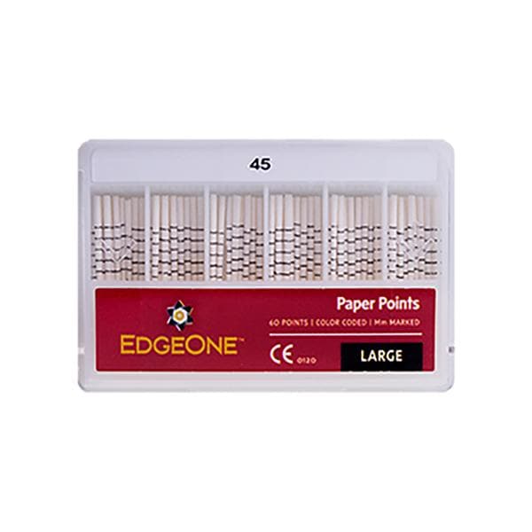 Edgeone Absorbent Points Size #45 Large White 60/Pk