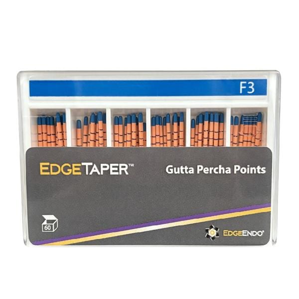 EdgeTaper Gutta Percha F3 60/Pk