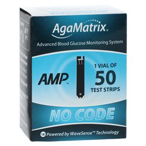 AgaMatrix Blood Glucose Test Strip CLIA Waived 50/Vl