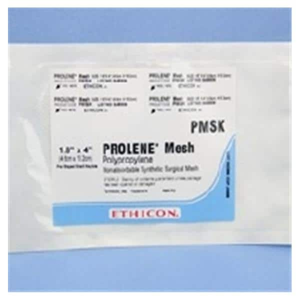 Prolene Mesh Polypropylene 1.8x4." Hernia 6/BX