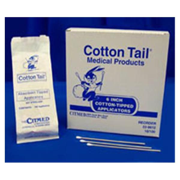 Applicator 6 in Secure Wooden Stem Non Sterile 10000/CA