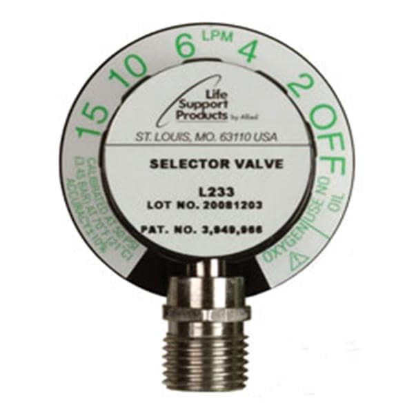 Flow Selector Valve For Oxygen System Ea