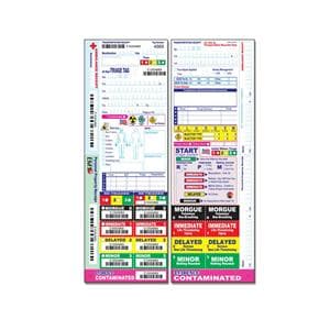 N. American Resc Triage Tags