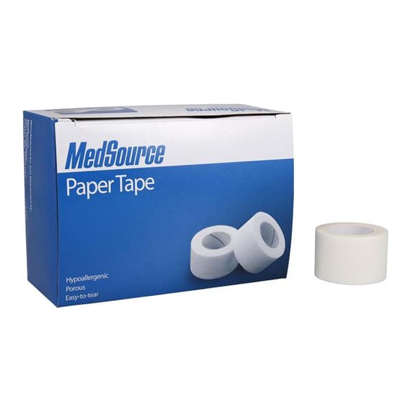 Medical Tape Paper 1"x10yd White Non-Sterile 12Rl/Bx