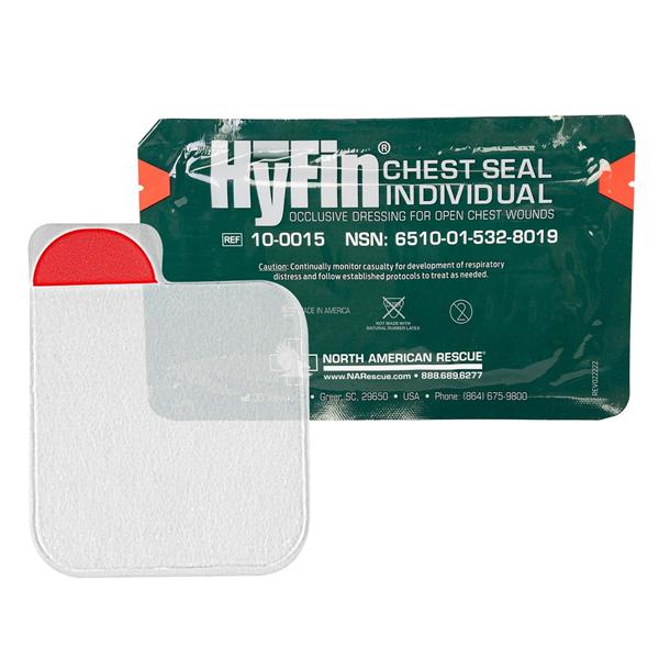 HyFin Hydrogel Occlusive Chest Seal 6x6" Transparent LF