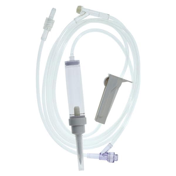 IV Administration Set Needleless 1 Split Septum/1 Y-Injection Site 83" 15Drp Ea