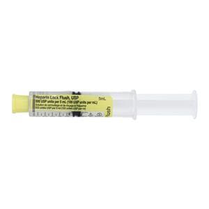 Heparin Flush IV Flsh Sol 100u/mL PF Prefl Syr 5mL Fill in 10mL 100/Package, 10 BX/CA