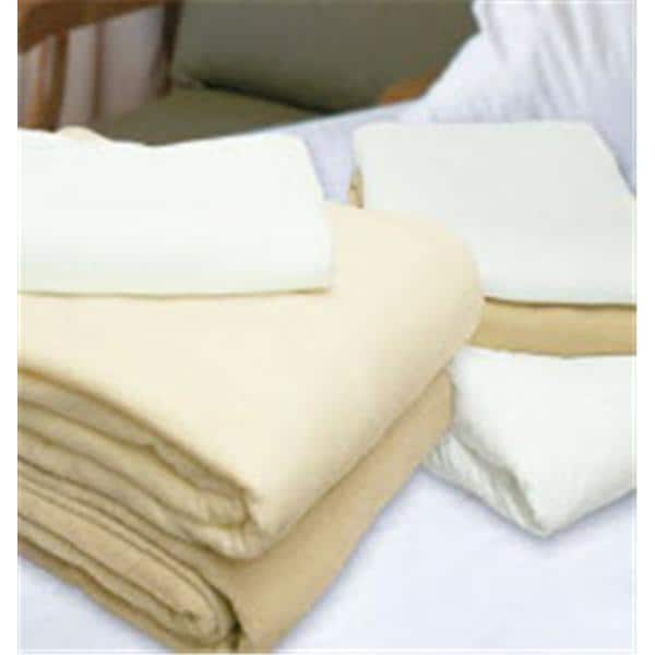 Thermal Blanket White Cotton/Polyester 66x90