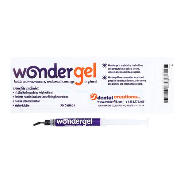 Wondergel Syringe Porcelain Paste 3cc/Ea