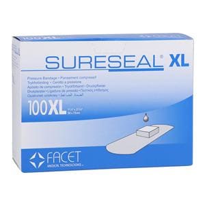 Sureseal Pressure Bandage Cellulose 1.25x2.75" Tan Sterile 100/Bx