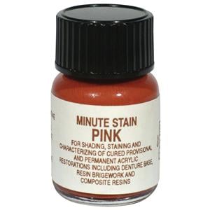 Minute-Stain Denture Accessories Colored Acrylic Pink 1/4oz/Bt