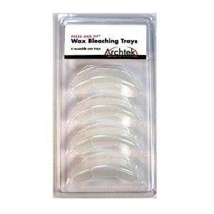 Press & Fit Wax Bleaching Trays Clamshell Package Thin 4/Pk