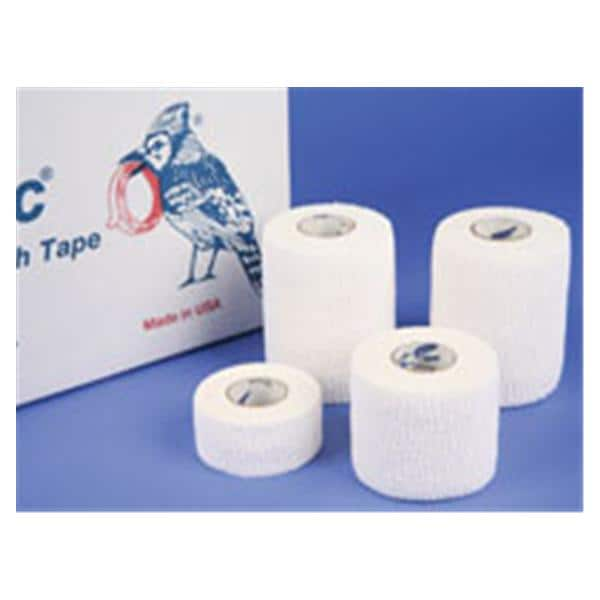 Jaylastic Athletic Tape Elastic 1"x7.5yd White 48/Ca