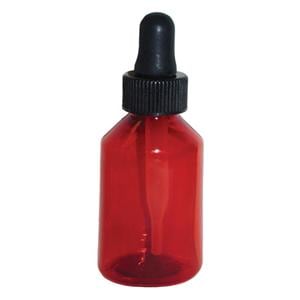 Dropper Bottle Plastic 1oz Reusable Oval 48/Pk