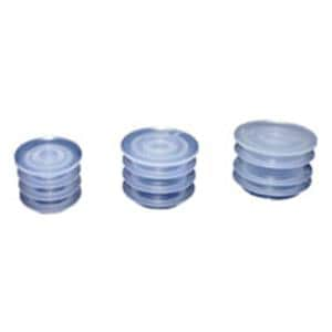 Adapter Cap Plastic Transparent Reusable 10/Pk