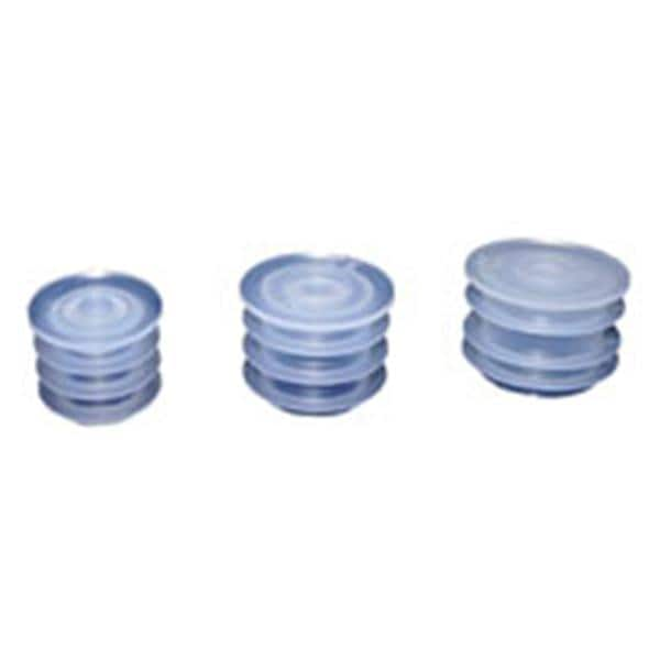 Adapter Cap Plastic 28mm Transparent Reusable 100/Pk