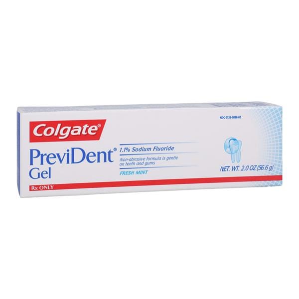 Colgate PreviDent Brush-On Gel Gel Rx Only 1.1% NaF Fresh Mint 2oz/Tb, 12 TB/CA