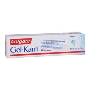 Colgate Gel-Kam Toothpaste Gel Non-Rx 0.4% SNF2 Fruit & Berry 4.3oz/Tb