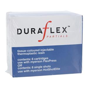 DuraFlex Denture Resin Cartridge Dark Pink Large 6/Pk