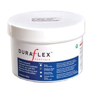 DuraFlex Denture Resin Jar Dark Pink 400Gm/Jr