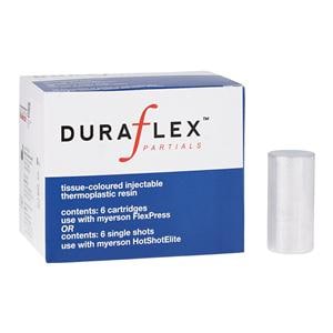 DuraFlex Denture Resin Cartridge Tissue Tone Pink Small 6/Pk