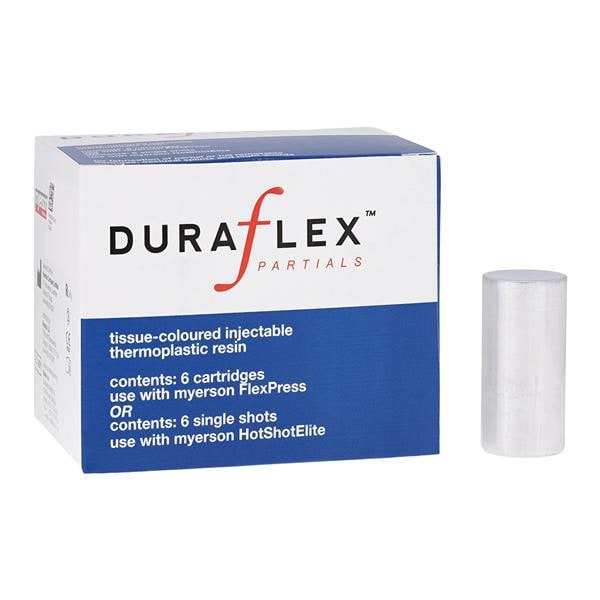 DuraFlex Denture Resin Cartridge Tissue Tone Pink Small 6/Pk