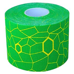 TheraBand Kinesiology Tape Cotton 2"x16.4' Green/Yellow Ea