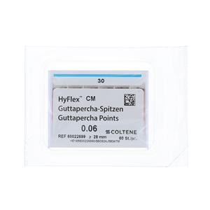 Hyflex CM Gutta Percha Points Size #30 Blue 60/Pk