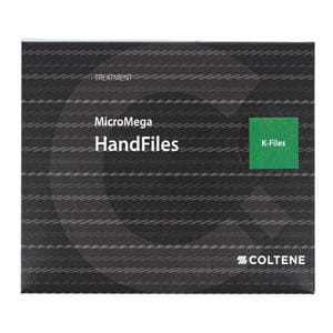 MicroMega K-File 21 mm Size #08 Stainless Steel 0.02 6/Pk