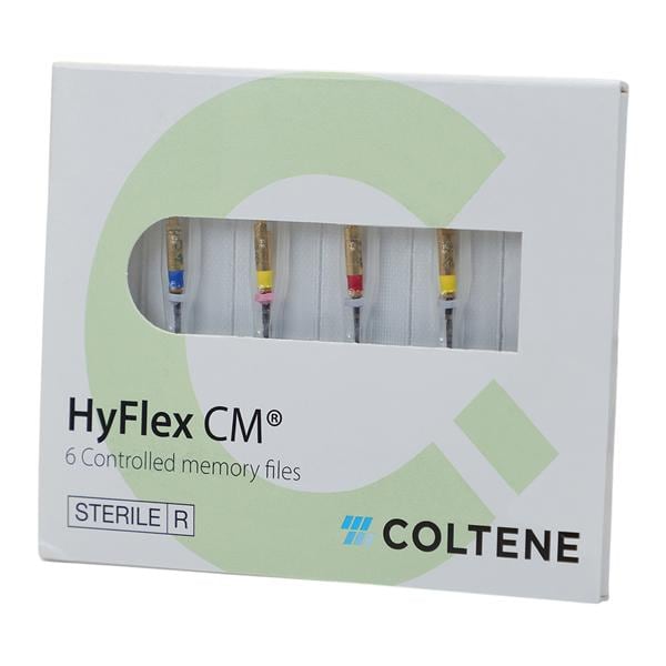 Hyflex CM Rotary File 21 mm Size 25-60 Nickel Titanium Assorted 0.04 - 0.08 6/Pk