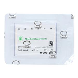 Hygenic Absorbent Points White 200/Bx