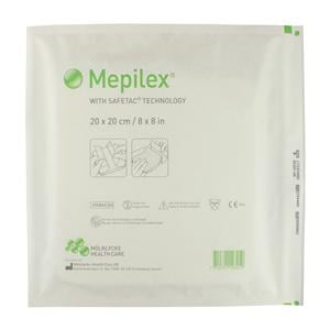 Mepilex Foam Dressing 8x8" Non-Adherent Self-Adhesive Absorbent, 4 BX/CA