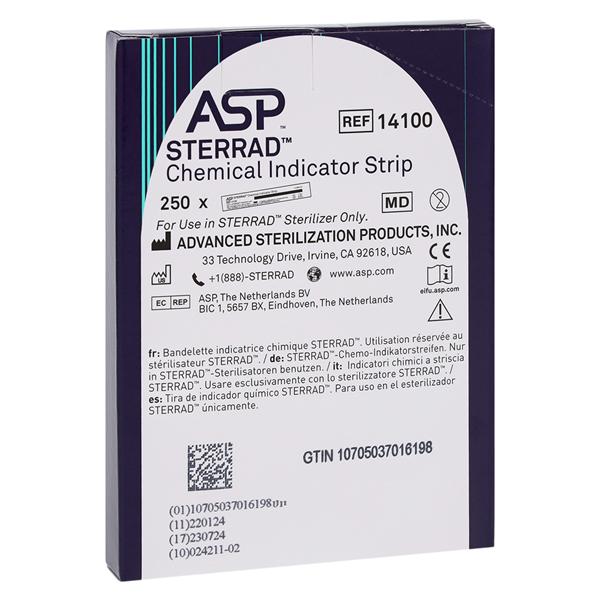 ASP Sterrad Strip Chemical Indicator 4.5 in 250/Bx