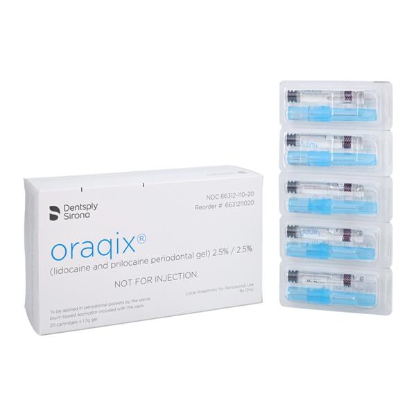 Oraqix Topical Anesthetic Gel Cartridge 20/BX