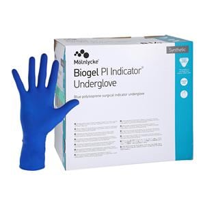 Biogel PI Indicator Polyisoprene Surgical Undergloves 8.5 Blue