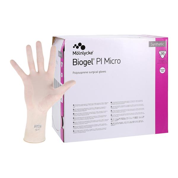 Biogel PI Micro Polyisoprene Surgical Gloves 6.5 Straw, 4 BX/CA