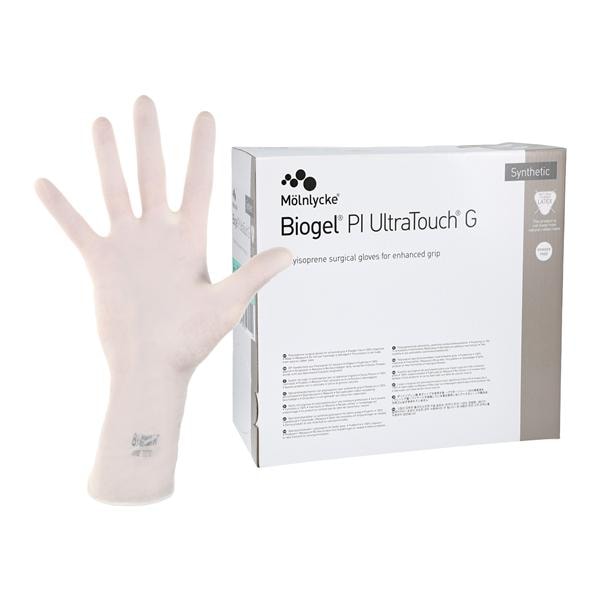 Biogel PI Ultratouch G Polyisoprene Surgical Gloves 6.5 Straw, 4 BX/CA