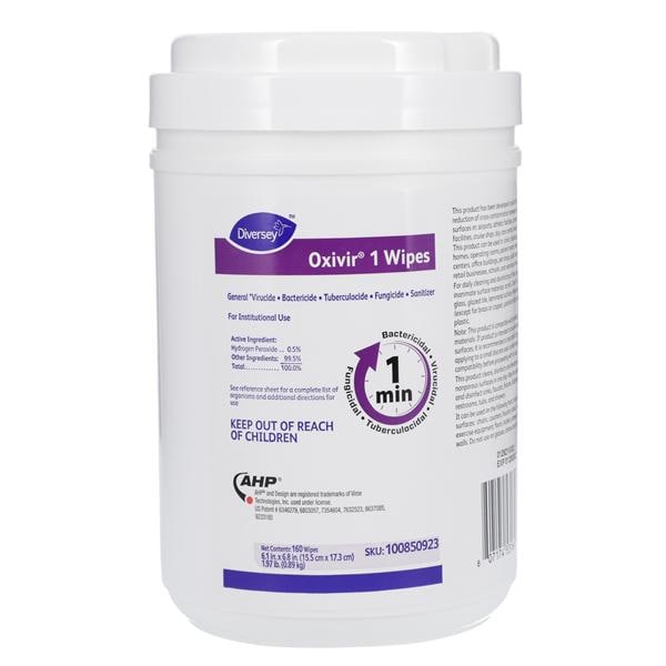 Oxivir 1 Surface Wipe / Canister Disinfectant Wipes 160ct / Canister 160/Cn